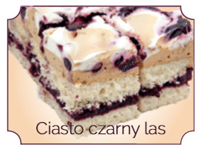 ciasto czarny las