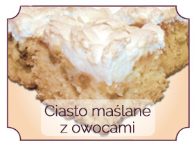 ciasto maėlane z owocami