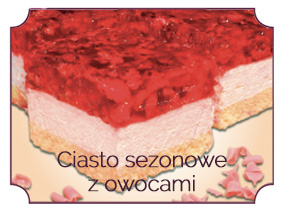 ciasto sezonowe z owocami