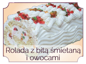 rolada z bit• ėmietan• i owocami