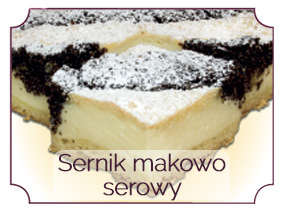 sernik makowo serowy